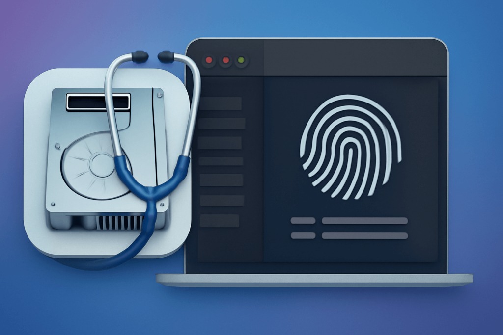 Disk Utility in Finder.