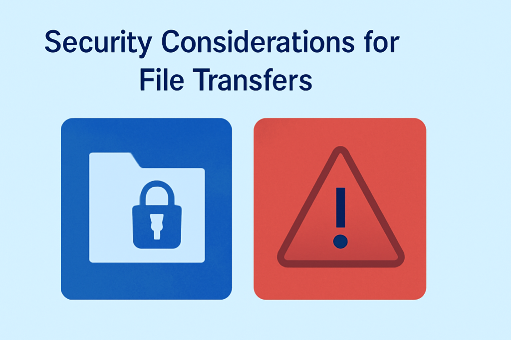 Secure file transfer. Secure file transfer.
