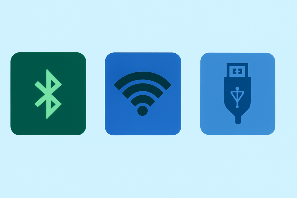 Various methods for connecting an Android phone. Various methods for connecting an Android phone.