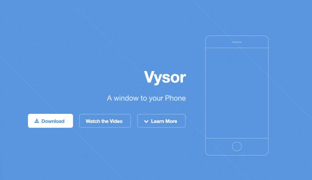 Vysor main website. Vysor main website.