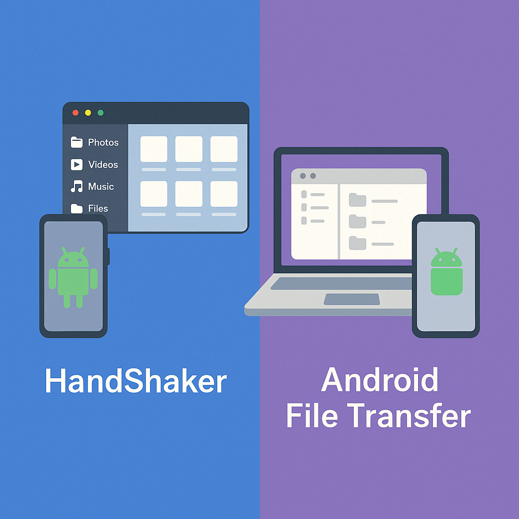 Handshaker or Android file transfer?