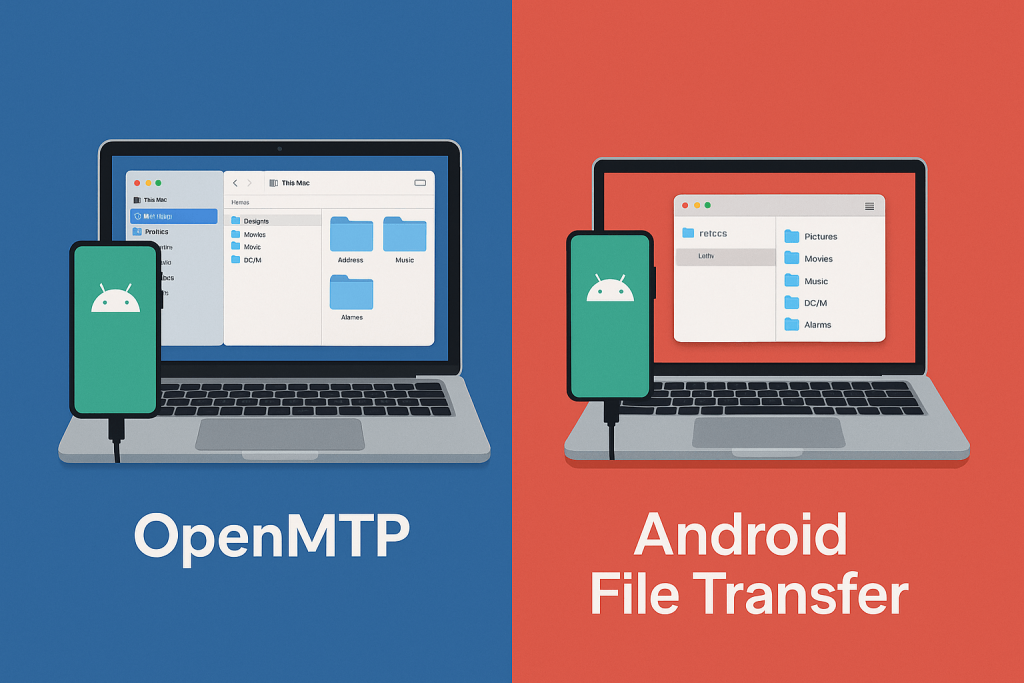 OpenMTP or Android file transfer?