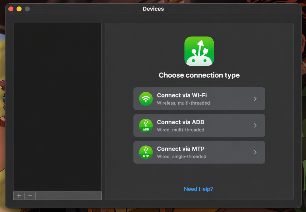  MacDroid lets you connect an Android phone to a Mac via USB